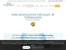 Tablet Screenshot of internetschlosser.de